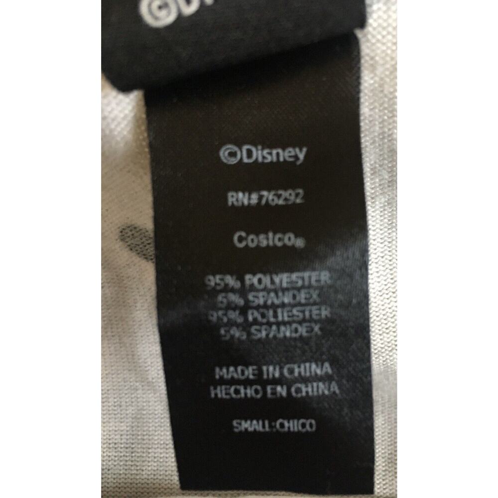 Disney Gray Sweater with Black Mickey Mouse Logos Size Small - Picture 5 of 8
